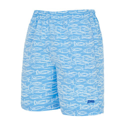 Zoggs Fish Fever Mens 16 Inch Water Shorts