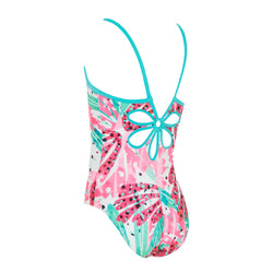 Zoggs Girls Sea Petal Yaroomba Floral Swimsuit