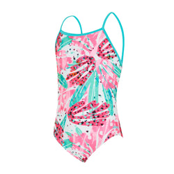 Zoggs Girls Sea Petal Yaroomba Floral Swimsuit