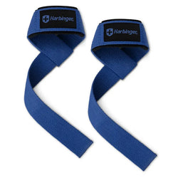 Harbinger Padded Cotton Lifting Straps. Blue
