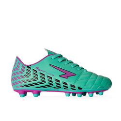 Sfida Katana Junior Football Boot. aqua/purple