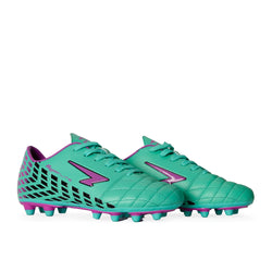 Sfida Katana Junior Football Boot. aqua/purple