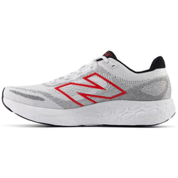 New Balance Fresh Foam 680v8. Mens.  2E Wide. white/black/red