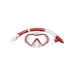 Mirage Explorer Silicone Mask and Snorkel Set Adult red