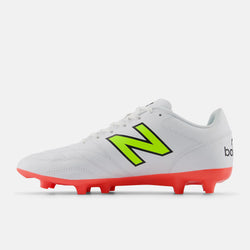 New Balance 442 V2 ACADEMY FG. Football Boot. Mens. 2E Wide.white/red/hi-lite