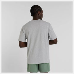 New Balance Heritage Graphic T-Shirt. Mens. athletic grey