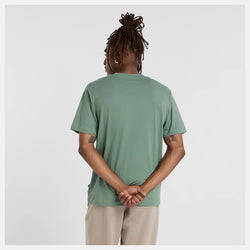 New Balance Heritage Graphic T-Shirt. Mens. dark juniper