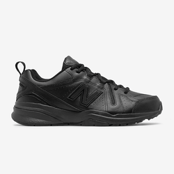 New Balance 608 v5 Slip Resistant, Leather. D Wide. Womens. black