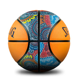 Spalding NBL Indigenous Outdoor Basketball. orange. sz7
