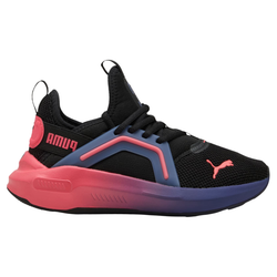 Puma Softride Enzo 5 Junior. black/blue crystal/peach