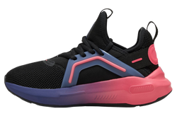 Puma Softride Enzo 5 Junior. black/blue crystal/peach