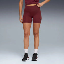 Puma Train All Day Essential HW 5" Short Tights. Womens. ruby shimmer