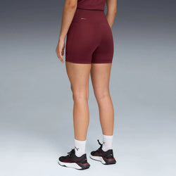 Puma Train All Day Essential HW 5" Short Tights. Womens. ruby shimmer