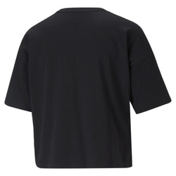 Puma Essentials Cropped Logo Tee. Womens. black - SPORTFIRST NAMBUCCA