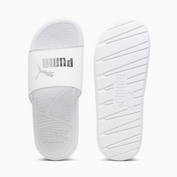 Puma Cool Cat 2.0 Pop Up Metallics Unisex Slides. white/silver - SPORTFIRST NAMBUCCA