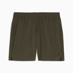 Puma TAD Essentials 5 inch Woven Short. Mens. dark olive