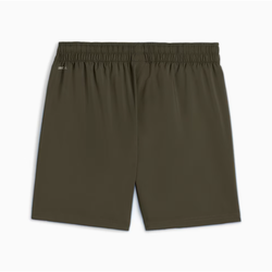 Puma TAD Essentials 5 inch Woven Short. Mens. dark olive