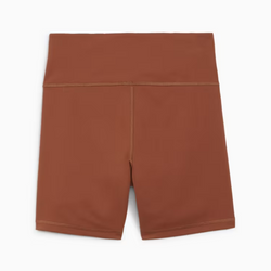 PUMA FIT High Waist 5" Shorts. Womens. teak