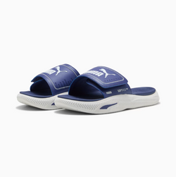 Puma SoftridePro 24 V Slides. blue crystal/white