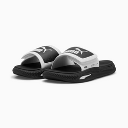 Puma SoftridePro 24 V Slides. white/black