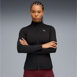 PUMA STRONG Womens Full-Zip Top. black