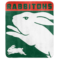 Rabbitohs NRL Fleece Throw Rug - SPORTFIRST NAMBUCCA