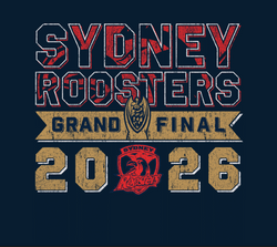 Sydney Roosters 2026 Grand Final Tee. Mens *Pre-Order*