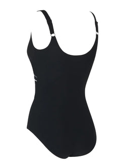 Zoggs Adjustable Macmasters Scoopback Swimsuit.  Safari Leaf