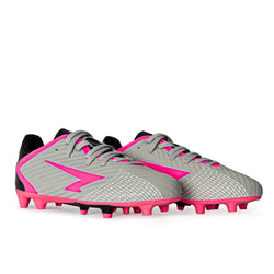 Sfida Viper Junior Football Boot. grey/pink