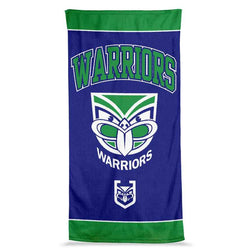 WARRIORS NRL JUMBO BEACH TOWEL