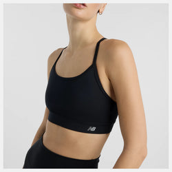 New Balance Essential Yoga Bra. black