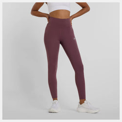New Balance Harmony High Rise Legging 25". Womens. faded plum