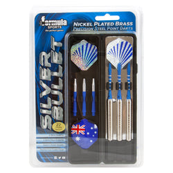 Formula Silver Bullet Nickel Plated Brass Darts Gift Pack - SPORTFIRST NAMBUCCA