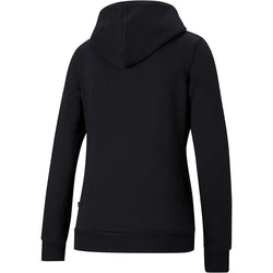 PUMA ESSENTIAL LOGO FULL-ZIP HOODIE. Womens. black - SPORTFIRST NAMBUCCA