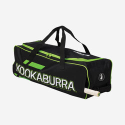 Kookaburra PRO 5.0 WHEELIE BAG. Black/Lime - SPORTFIRST NAMBUCCA