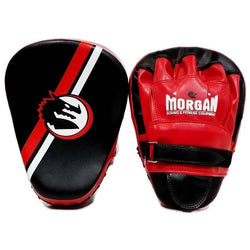 Morgan V2 Classic All Purpose Pre-Bent Focus Pads. black/red - SPORTFIRST NAMBUCCA