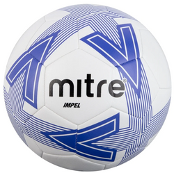 Mitre Impel One Football. White/Dazzling Blue - SPORTFIRST NAMBUCCA