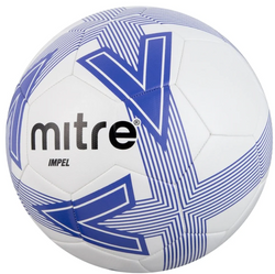 Mitre Impel One Football. White/Dazzling Blue - SPORTFIRST NAMBUCCA