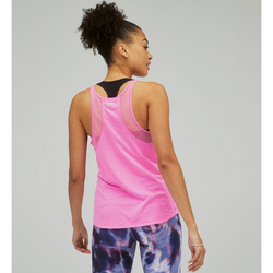 New Balance Printed Impact Run Tank. Womens. Vibrant pink heather - SPORTFIRST NAMBUCCA