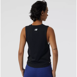 New Balance Relentless Graphic Tank. Womens. black - SPORTFIRST NAMBUCCA