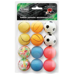 Formula Multi Colour Table Tennis Balls 12pk
