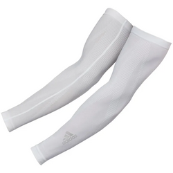 Adidas Compression Arm Sleeves. white. L/XL - SPORTFIRST NAMBUCCA