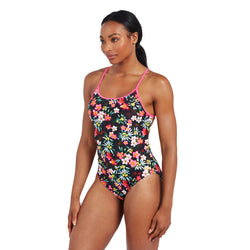 Zoggs FLOWER SURGE STARBACK ONE PIECE. - SPORTFIRST NAMBUCCA