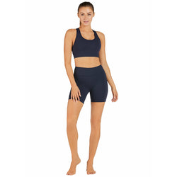 Abi and Joseph LEO HI-TECH SPORTS BRA. deep navy - SPORTFIRST NAMBUCCA