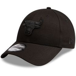 New Era 9FORTY Chicago Bulls, black/black. Adjustable