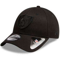New Era 9FORTY Raiders, black/black. Adjustable