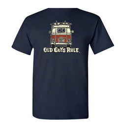 Old Guys Rule. Good Vibrations. T-Shirt. Navy - SPORTFIRST NAMBUCCA