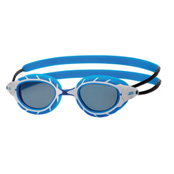 Zoggs PREDATOR GOGGLES SMOKE LENS. blue/white - SPORTFIRST NAMBUCCA