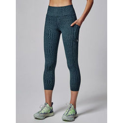 Running Bare ALL STAR REFLECTIVE 7/8 TIGHT. rooney teal - SPORTFIRST NAMBUCCA