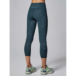 Running Bare ALL STAR REFLECTIVE 7/8 TIGHT. rooney teal - SPORTFIRST NAMBUCCA